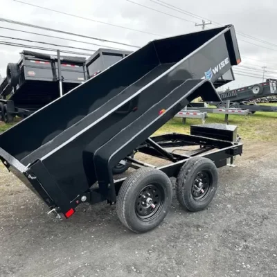 Bwise-5-x-10-Low-Profile-Dump-Trailer-Tandem-Axle-Electric-Brakes-Spreader-Gate-3