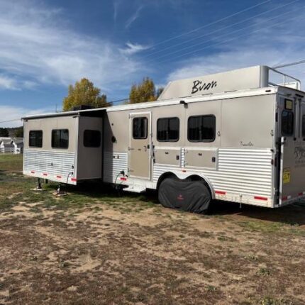 2013 Bison Trailers Traveler Gooseneck Horse Trailer, buy used horse trailer online, gooseneck horse trailers for sale, specifications of Bison Trailers, features of 2013 Bison Traveler, benefits of gooseneck trailers, horse transportation solutions, used Bison horse trailers, inspection tips for horse trailers, maintenance of gooseneck trailers, safety considerations for trailer use, price comparison for horse trailers, reputable dealers of horse trailers, financing options for used trailers, environmental considerations for horse trailers, emergency preparedness for horse transport, usability of Bison Traveler trailers, trailer installation guide, common uses of horse trailers, customer reviews of Bison trailers, training for trailer handling, buying guide for horse trailers